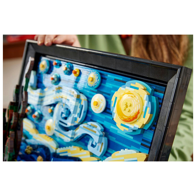 LEGO Ideas set costruzione 3D notte stellata di Van Gogh 2316 pezzi per adulti 21333