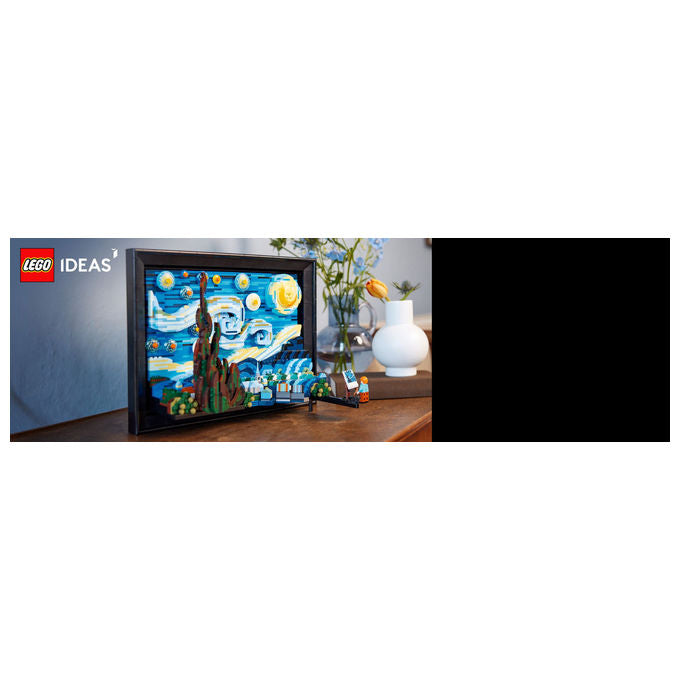 LEGO Ideas set costruzione 3D notte stellata di Van Gogh 2316 pezzi per adulti 21333