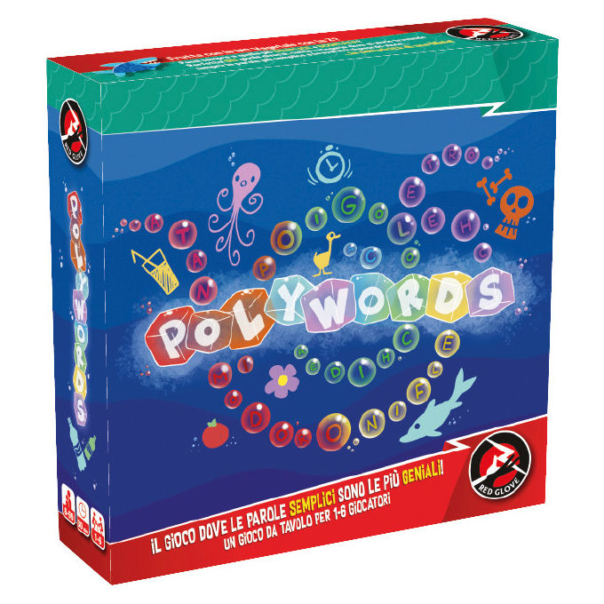 Red glove polywords gioco da tavolo party game italiano per 1 6 giocatori 8 anni rg2069