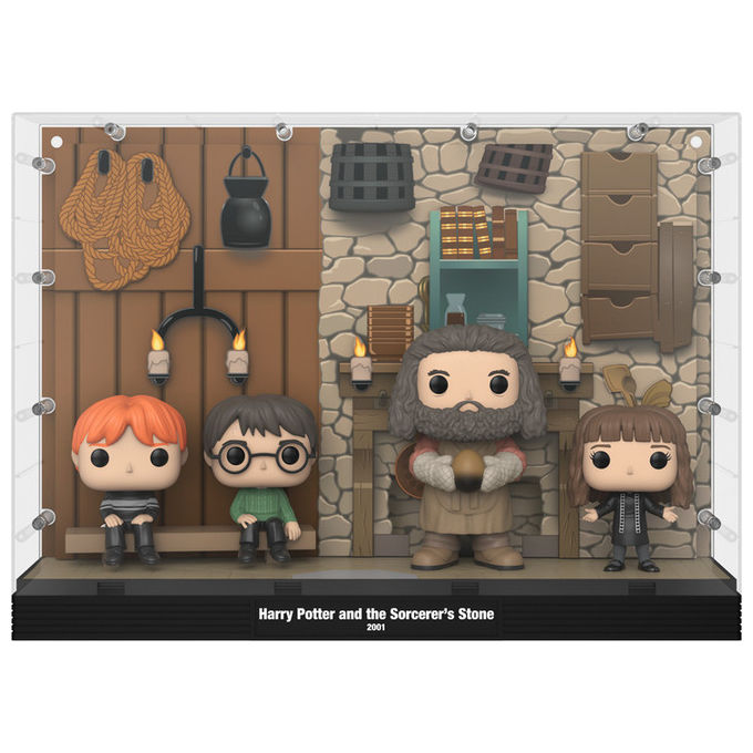Funko personaggio da collezione pop moments harry potter casa di hagrid 70254