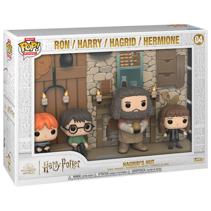 Funko personaggio da collezione pop moments harry potter casa di hagrid 70254