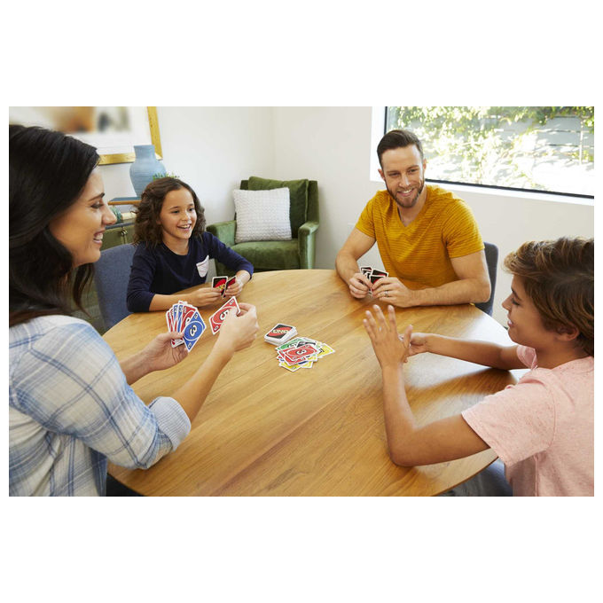Mattel uno gioco di carte classico 112 pezzi per 2 10 giocatori 7 anni famiglia