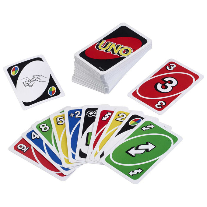 Mattel uno gioco di carte classico 112 pezzi per 2 10 giocatori 7 anni famiglia