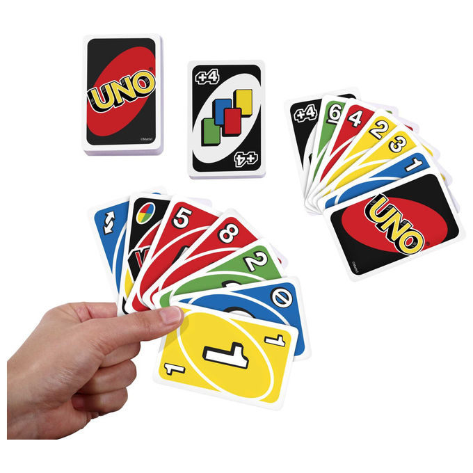Mattel uno gioco di carte classico 112 pezzi per 2 10 giocatori 7 anni famiglia
