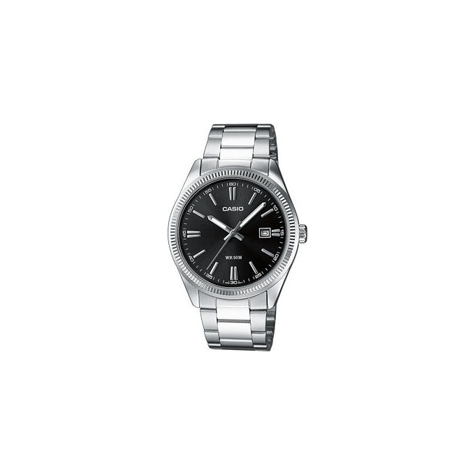 Casio orologio uomo quarzo MTP1302PD1A1VEF acciaio inox 38,5mm impermeabile 50m nero