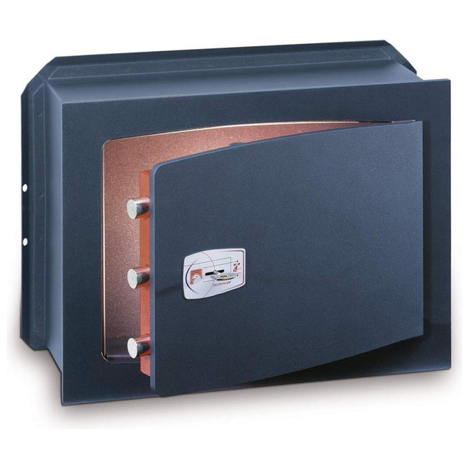 Technomax cassaforte a muro gk2 con chiave 270x200x210mm certificata en 14450 s2