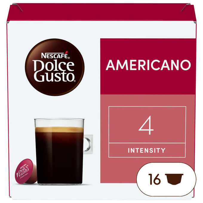 Nescafe Dolce Gusto capsule caffe americano 100 arabica compatibili 16 pezzi