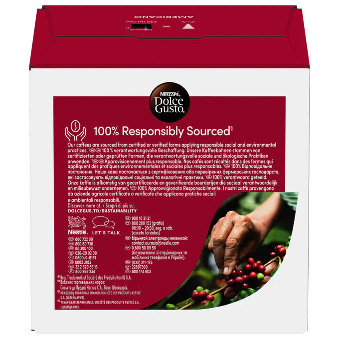 Nescafe Dolce Gusto capsule caffe americano 100 arabica compatibili 16 pezzi