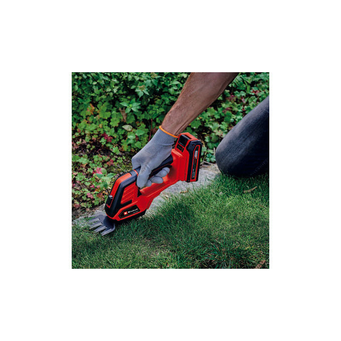Einhell cesoia per erba cordless gecg 18100 18v ioni di litio lama 8mm