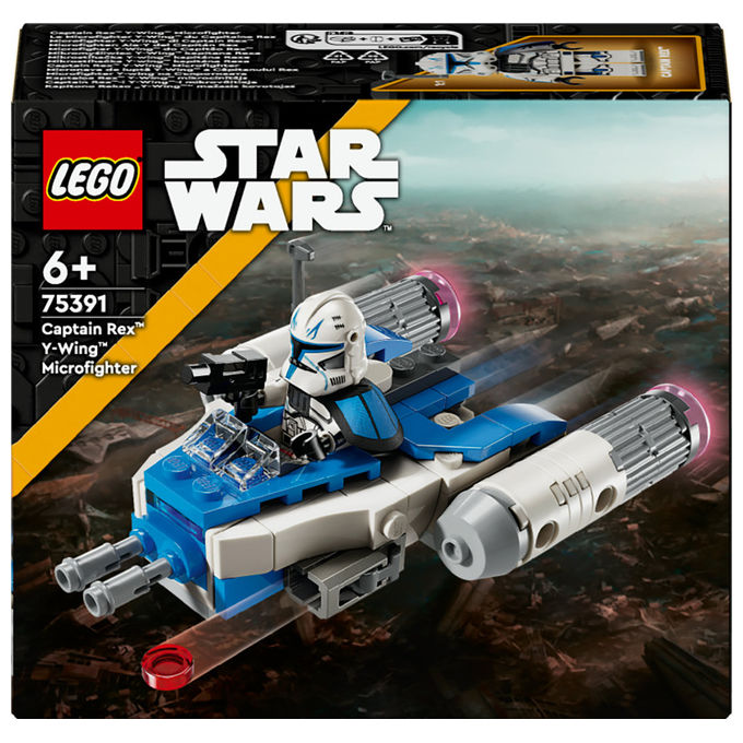 LEGO Star Wars Microfighter Y Wing Captain Rex set costruzione 99 pezzi 6 anni e piu'