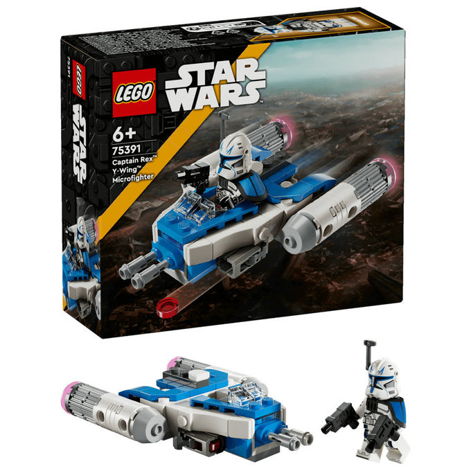 LEGO Star Wars Microfighter Y Wing Captain Rex set costruzione 99 pezzi 6 anni e piu'