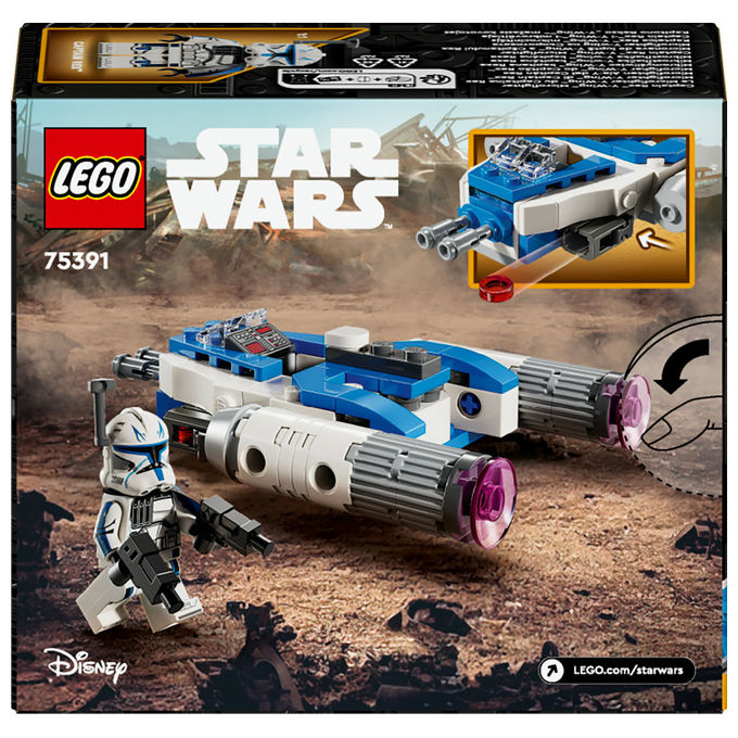 LEGO Star Wars Microfighter Y Wing Captain Rex set costruzione 99 pezzi 6 anni e piu'