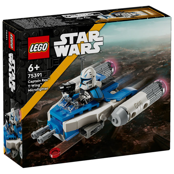 LEGO Star Wars Microfighter Y Wing Captain Rex set costruzione 99 pezzi 6 anni e piu'