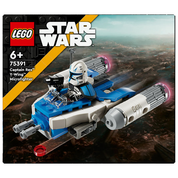 LEGO Star Wars Microfighter Y Wing Captain Rex set costruzione 99 pezzi 6 anni e piu'