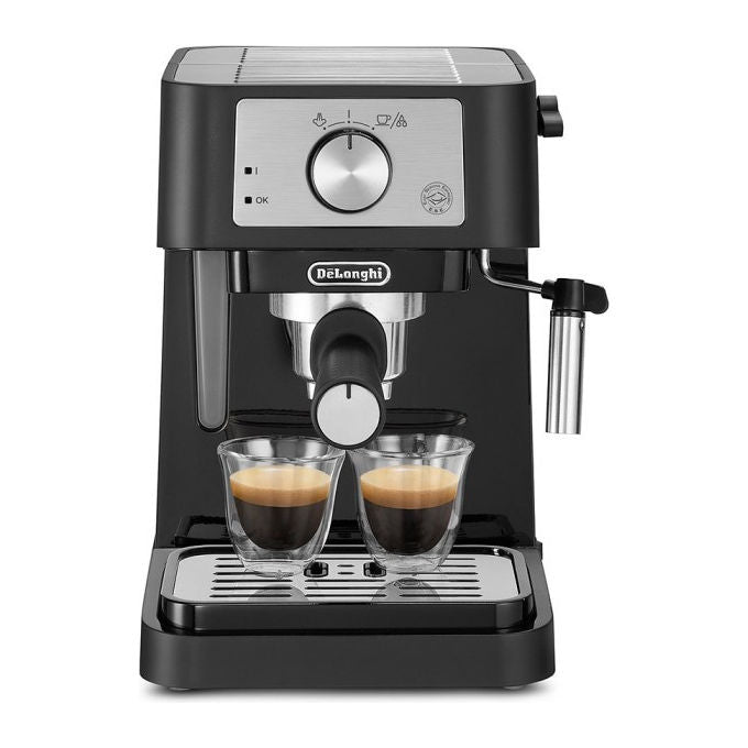 De longhi stilosa ec260bk macchina caffe' espresso manuale 1100w 1l nero acciaio inox