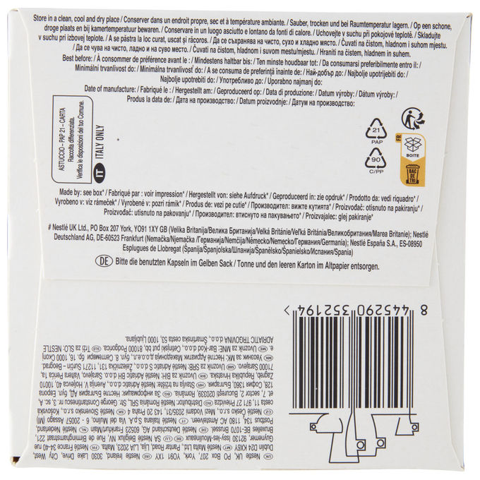 Nescafe Dolce Gusto capsule caffe espresso intenso decaffeinato 16 pezzi intensita 7