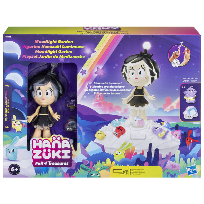 Hasbro lampada interattiva Hanazuki Moodlight Garden multicolore B8055EU40 6 anni