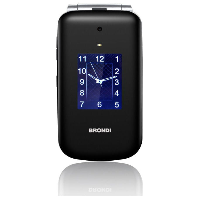 Brondi amico supervoice telefono cellulare per anziani dual sim tasto sos amplificazione nero