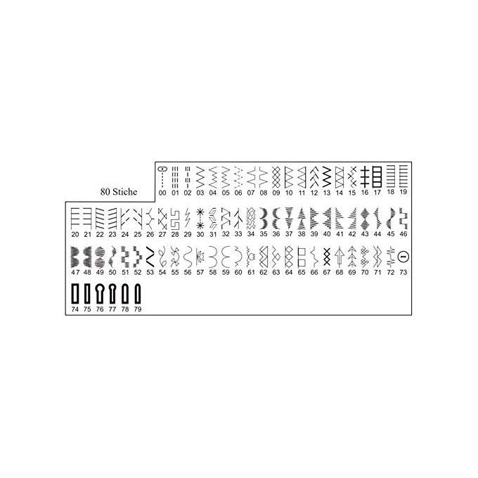Singer C5205 Macchina da cucire automatica 80 punti Display LCD Luce LED Infila ago automatico Braccio libero colore Viola Bianco