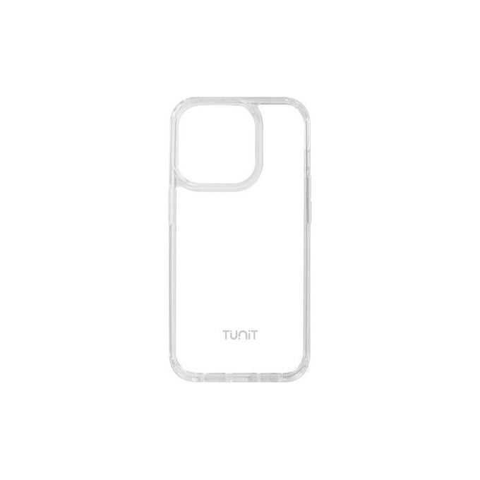 Tunit custodia trasparente per iphone 15 pro max 6.7 pollici in pc e tpu ttip15pmcl
