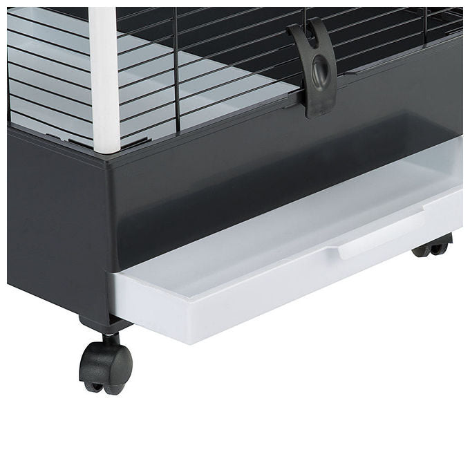 Ferplast voliera nota per canarini e cocorite 76.5x57x161.5cm metallo e plastica interno esterno
