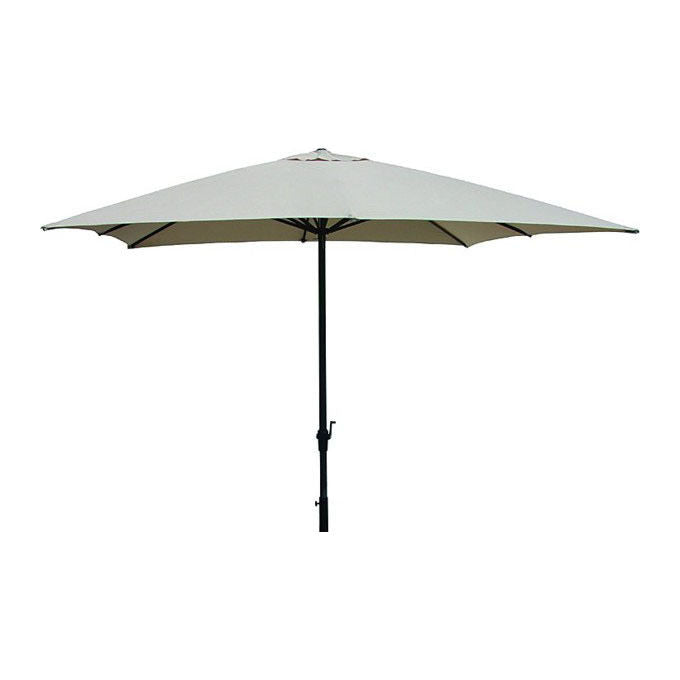 Vette ombrellone metallo beige 200x300 cm per giardino e terrazzo modello 00909