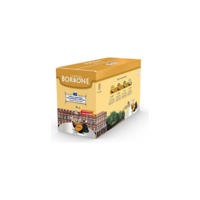 Caffe Borbone capsule decaffeinato compatibili Dolce Gusto miscela Dek aroma intenso 45 pezzi