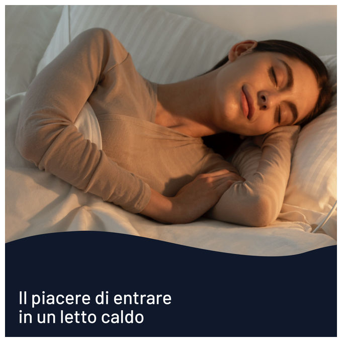 Imetec scaldasonno adapto maxi singolo 195x90 cm 6 temperature basso consumo