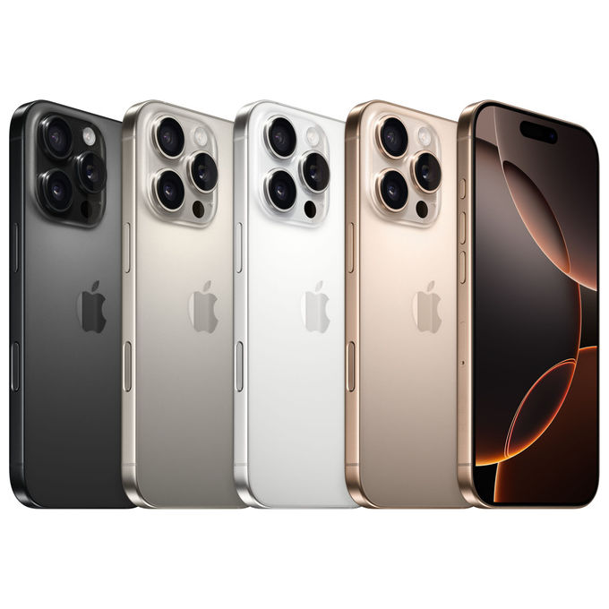 Apple iPhone 16 Pro Max 256GB 6.9 pollici titanio sabbia A18 Pro iOS 18