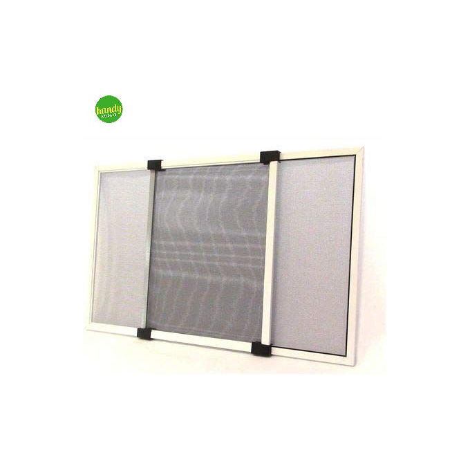 Zanzariera estensibile telesio per finestre e porte con tapparella 90 172x70cm bianco irs
