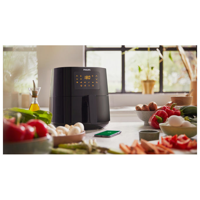 Philips friggitrice ad aria serie 5000 connessa 4,1 l 1400w 13 programmi hd9255-60