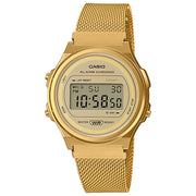 Casio orologio digitale unisex vintage A171WEMG-9AEF oro resina acciaio 36 mm 3 bar