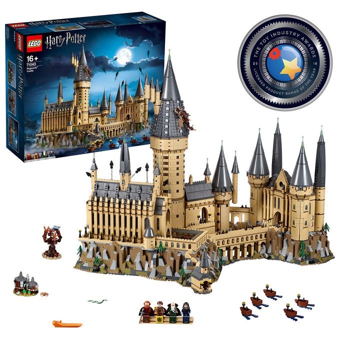 Lego set costruzione castello di hogwarts harry potter 6020 pezzi 16 anni collezione 71043