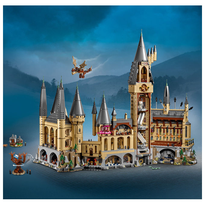 Lego set costruzione castello di hogwarts harry potter 6020 pezzi 16 anni collezione 71043