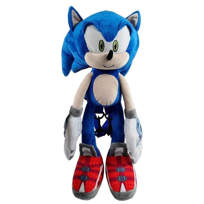 Zaino peluche Sonic the Hedgehog per bambini 40cm morbido accessorio cyp