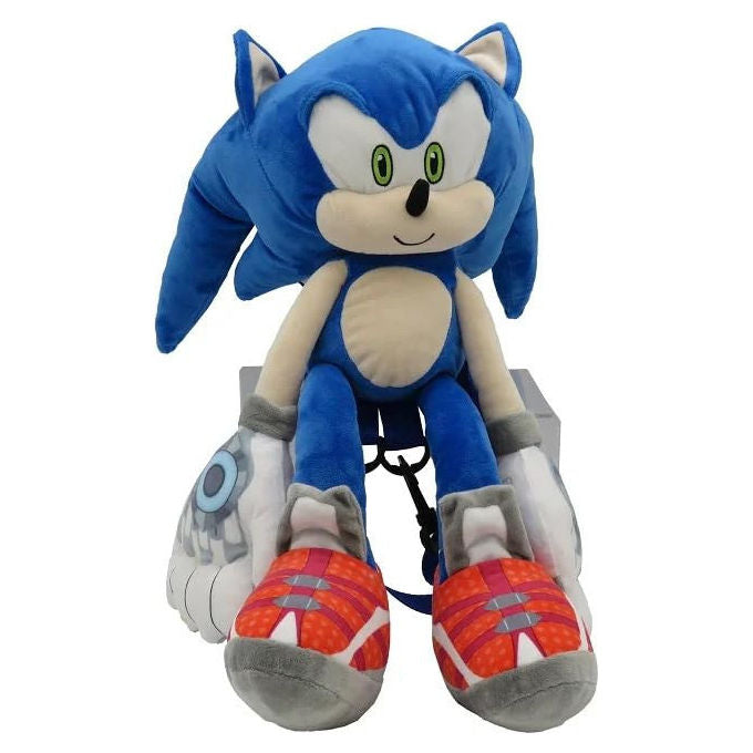 Zaino peluche Sonic the Hedgehog per bambini 40cm morbido accessorio cyp