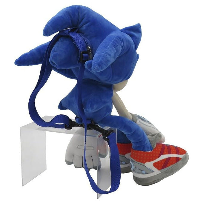 Zaino peluche Sonic the Hedgehog per bambini 40cm morbido accessorio cyp