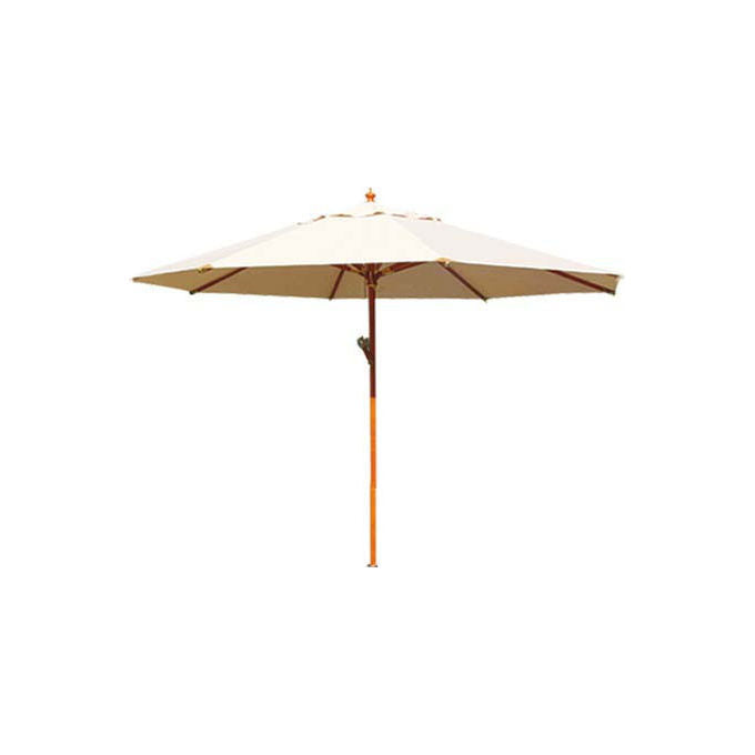 Suntop ombrellone exclusive 350 cm legno kempas poliestere scotchgard idrorepellente