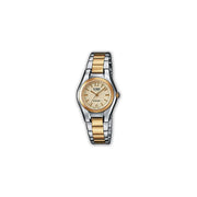 Casio orologio da polso donna ltp1280sg9aef metallizzato chiaro cassa in ottone