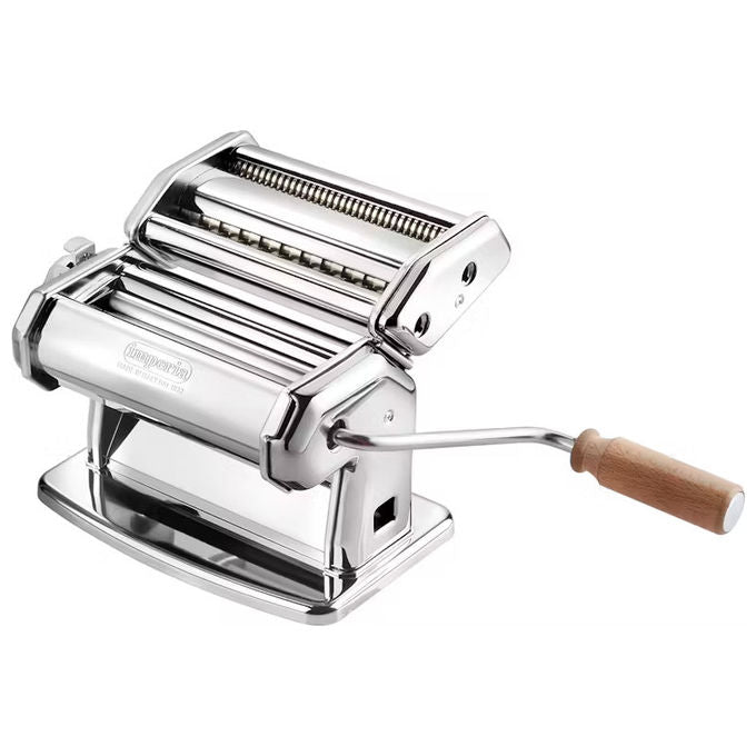 Imperia macchina per pasta manuale pastaia italiana acciaio cromato 6 spessori