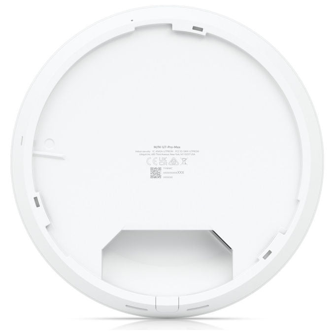 Ubiquiti U7 Pro Max Punto di Accesso Tri-Band Wi-Fi 7 Bianco PoE