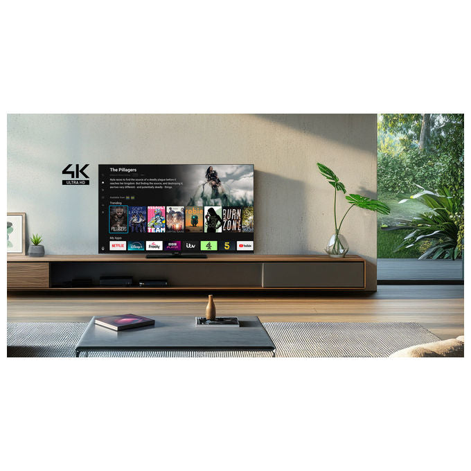 Panasonic TB-55W61AEZ Serie W61 55 pollici Smart TV LED 4K Ultra HD 2025 TiVo Dolby Vision e Atmos Game Mode Plus Controllo Vocale Alexa e Google Nero