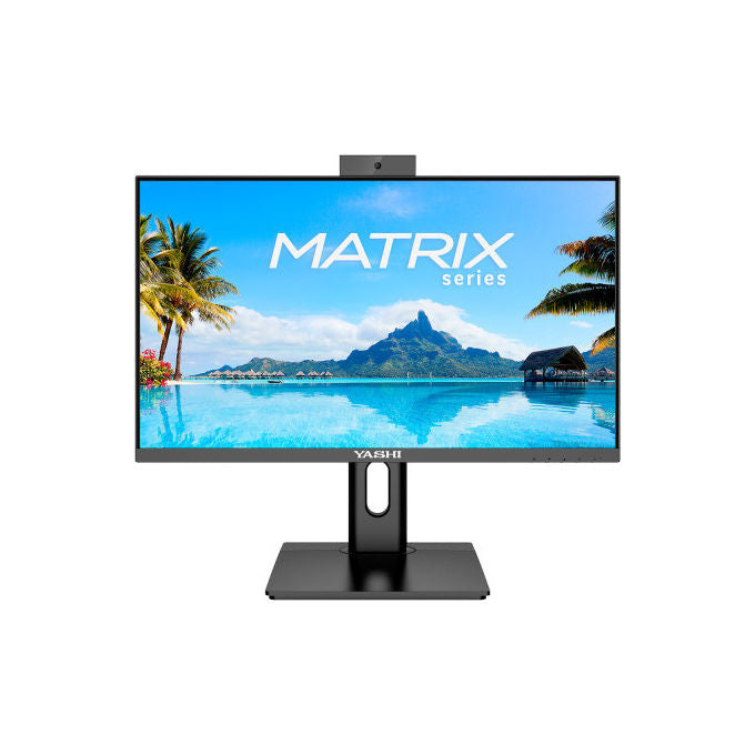 Yashi Monitor 27'' Full HD IPS 120Hz 1ms con Webcam Nero