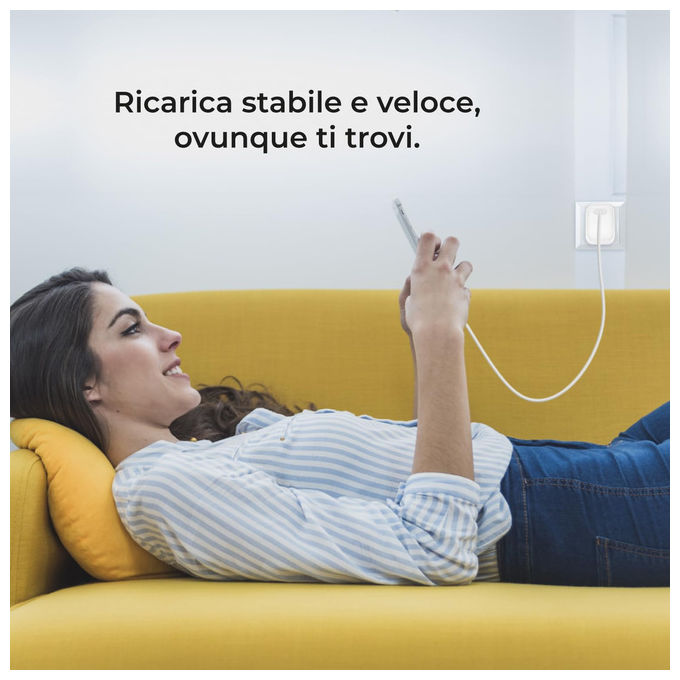 VulTech Caricatore USB-C 45W GaN PD3.0 QC3.0 PPS Bianco