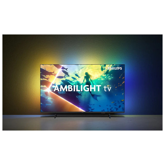 Philips 55PUS8010-12 Tv Led 4k Uhd 55 pollici Smart Tv Nero