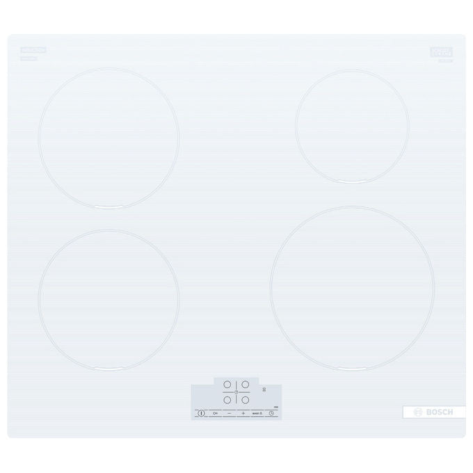 Bosch Serie 6 PUE612BB1E Piano Cottura Induzione 60 cm Bianco