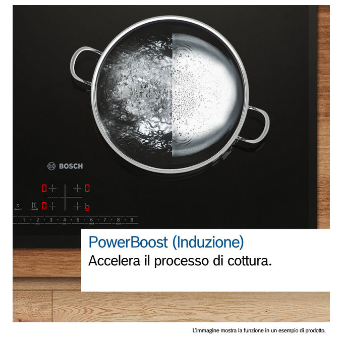 Bosch Serie 6 PUE612BB1E Piano Cottura Induzione 60 cm Bianco