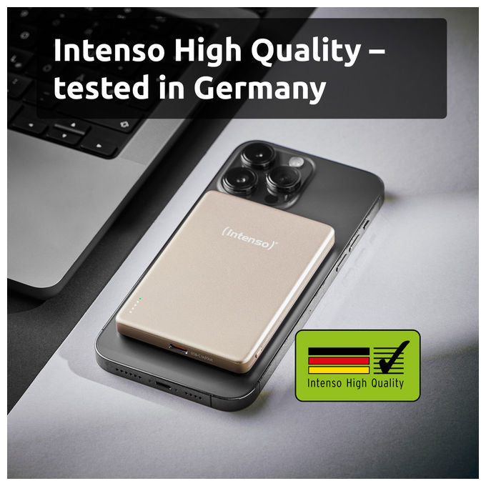 Intenso MW5000 Power Bank 5000mAh Wireless Champagne