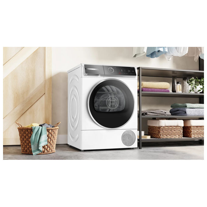 Bosch Serie 6 WQB246C0II Asciugatrice Pompa di Calore 9 Kg Bianco