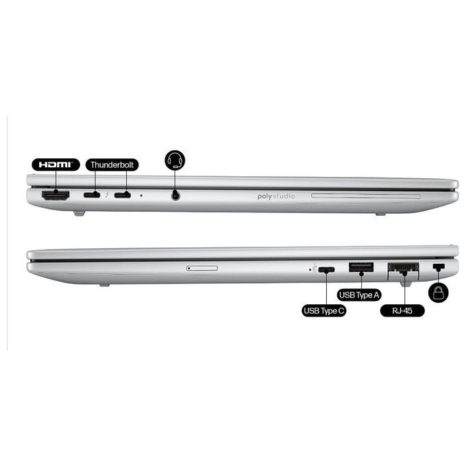 Hp EliteBook 8 G1i portatile 14 pollici WUXGA Intel Ultra 7 16GB 512GB Argento